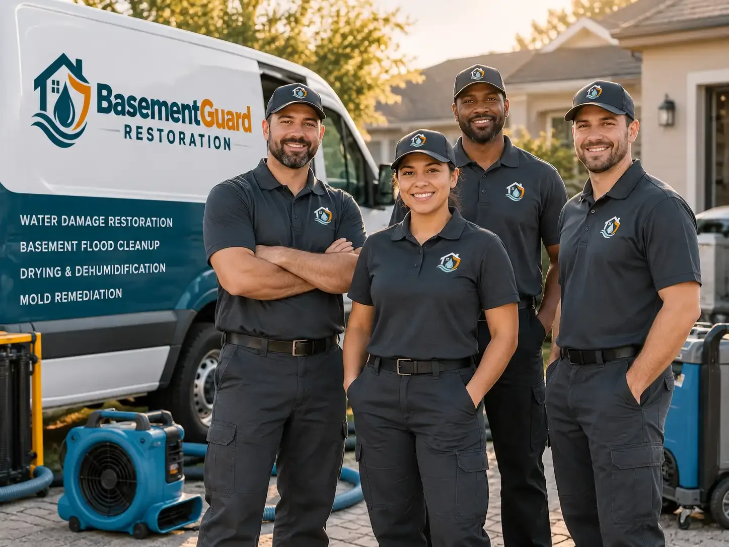 Basement Water Damage Restoration company in Wingett Run, OH